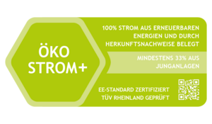 KlimaInvest-Siegel Ökostrom Plus
